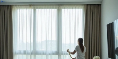 Delicate sheer drape cleaning rowville-vic Matty Curtain Cleaning